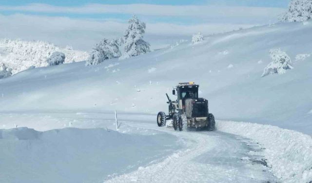 Amasya'da 58 köy yolu ulaşıma kapalı