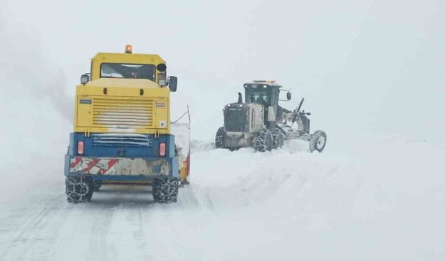 Amasya'da 62 köy yolu ulaşıma kapalı