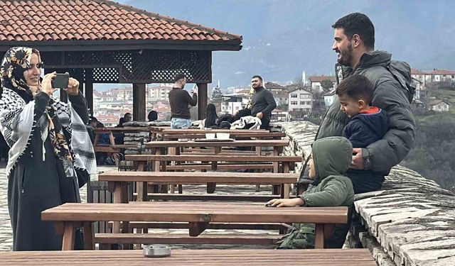 Ara tatilin son günlerinde tarihi ilçede hafta sonu hareketliliği