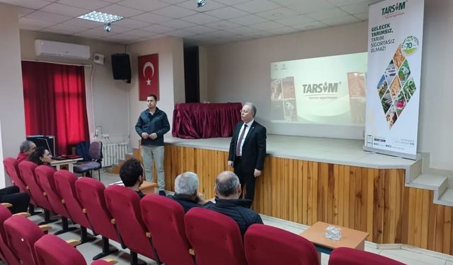 Aydınlı üreticiler, TARSİM hakkında bilgilendirildi