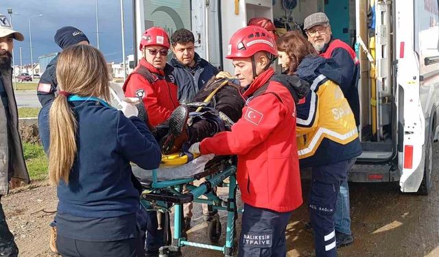 Balıkesir'de taraflı trafik kazası: 1 yaralı