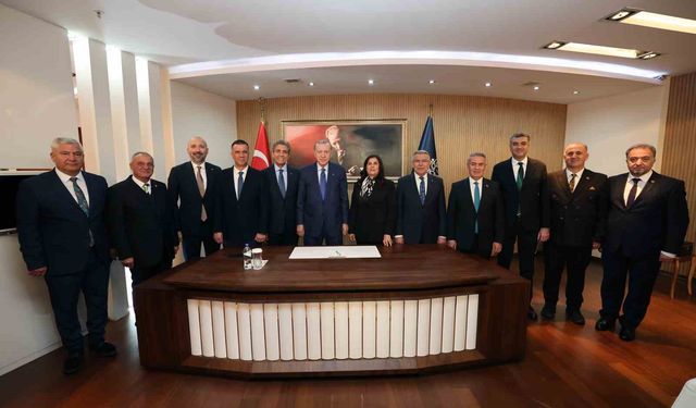 Başkan Arıkan: 'Cumhurbaşkanımızla bir araya gelmek büyük onur'