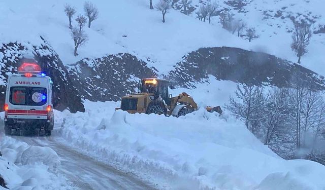 Batman'da köyde mahsur kalan hasta 7 saatlik çalışma ile kurtarıldı