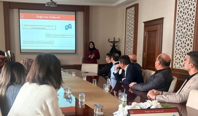 Bayburt'ta kadına yönelik şiddetle mücadele eğitimleri devam ediyor