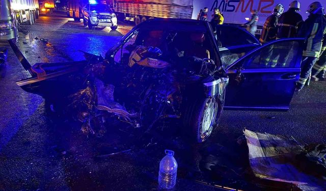 Burdur'da feci kaza: 1 ölü, 7 yaralı