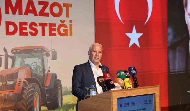 Bursa Büyükşehir mazot desteğini 5 bin liraya yükseltti