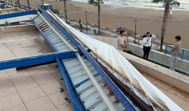 Didim'de fırtına etkili oldu