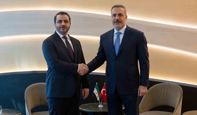 Dışişleri Bakanı Fidan, Suriyeli mevkidaşı Şeybani ile görüştü