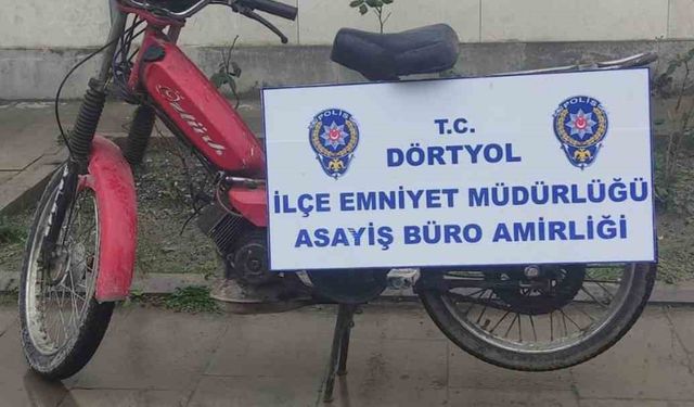 Dörtyol'da motosiklet hırsızlığı: 1 kişi tutuklandı