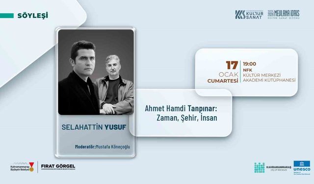 Edebiyat şehrinde Ahmet Hamdi Tanpınar üzerine söyleşi