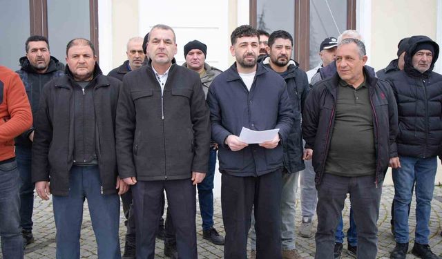 Edirne'de 'Sosyete Pazarı'nın kapatılmasına esnaftan tepki