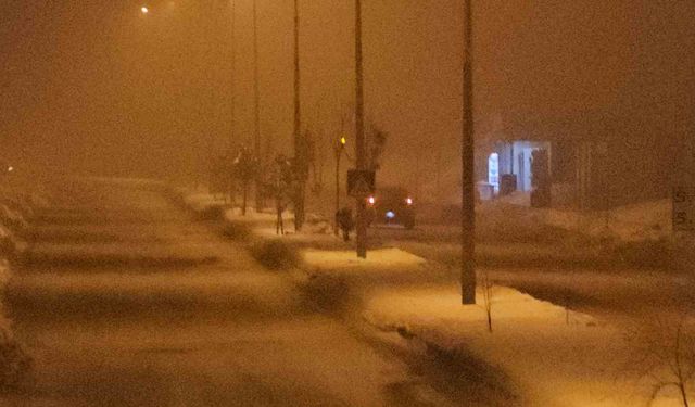 Elazığ'da gece saatlerinde sis etkili oldu