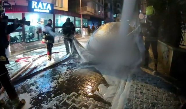 Elektrikli araç yangınına teknolojik müdahale