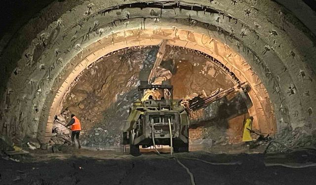 Erzurum'da tünel çalışmaları devam ediyor