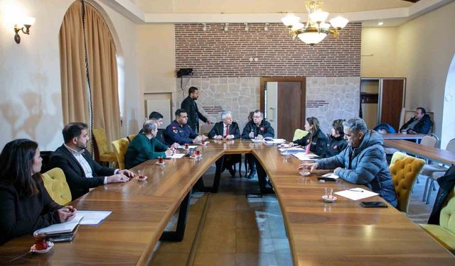 Eskişehir'de afet hazırlıkları masaya yatırıldı