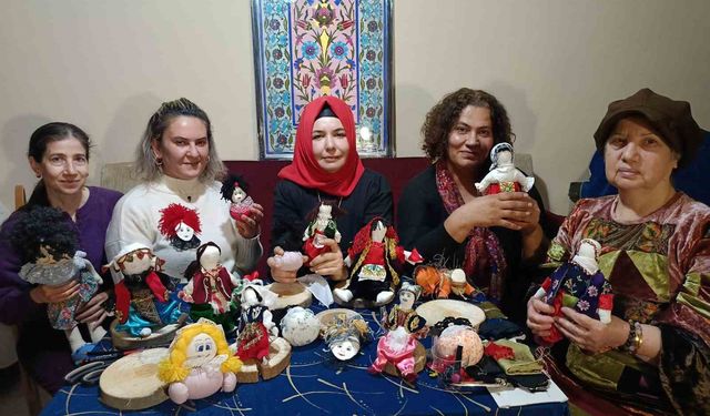 Geri dönüşümden sanata uzanan yolculuk: Bez bebekler yeniden hayat buldu