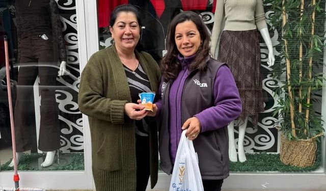 Germencik'te sosyal destek çalışmaları aralıksız sürüyor