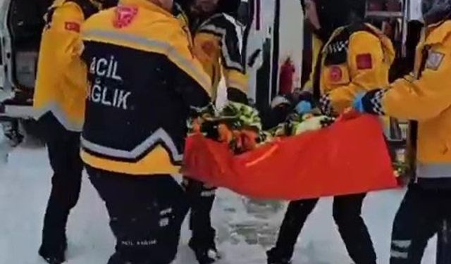 Giresun'da 79 yaşındaki hastanın imdadına arazi tipi ambulans yetişti