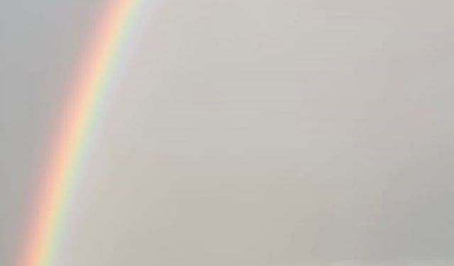 Gökkuşağı Hayrabolu semalarını süsledi