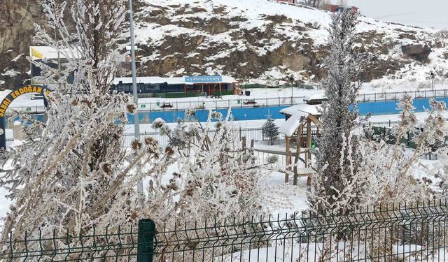 Göle ilçesi eksi 20 dereceyle dondu