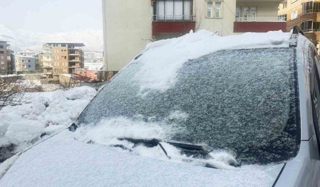 Hakkari'de dondurucu soğuklar