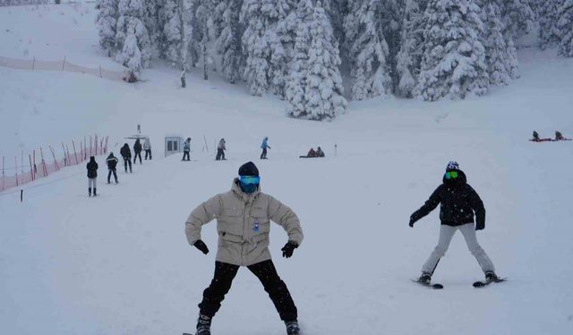 Ilgaz Dağı'nda hafta sonu yoğunluğu