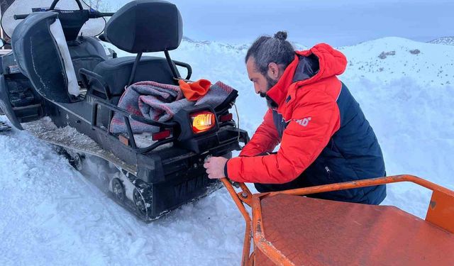 Karla mücadelede güç birliği: Tunceli'de zamanla yarış