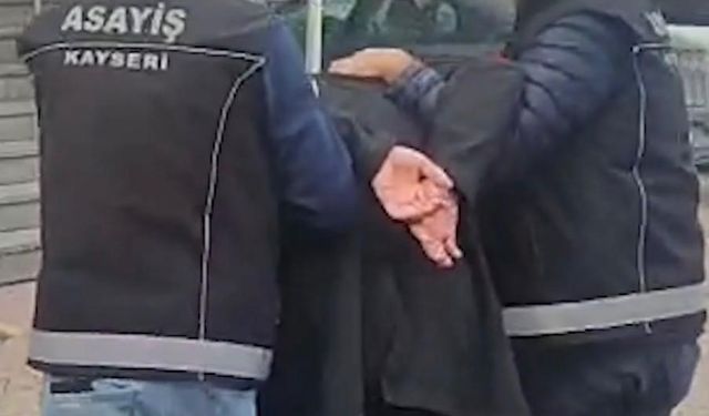 Kayseri'de 2 farklı suçtan 17 yıl kesinleşmiş hapsi bulunan şahıs yakalandı