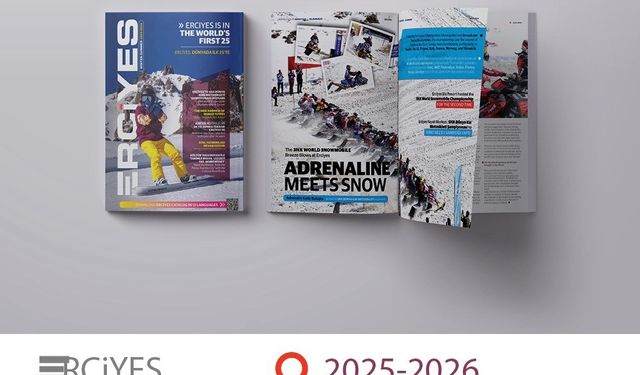 Kayseri'nin iki dilli tek turizm dergisi 'Erciyes' 10'uncu sayısı ile okurlarının karşısında