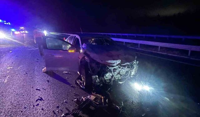 Kırklareli'de otomobiller çarpıştı: 6 yaralı