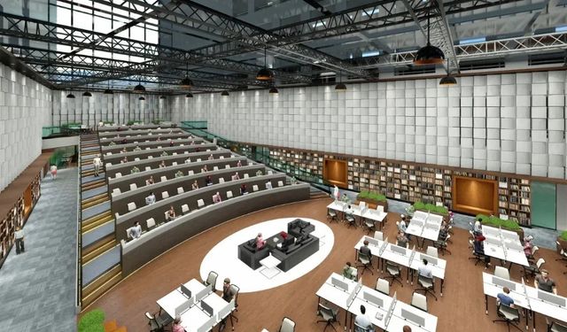 Malatya'da bölgenin en büyük kütüphanesinde sona doğru