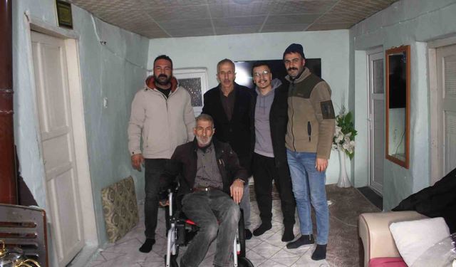 Malazgirt'te engelli bireylerin yüreğini ısıtan destek