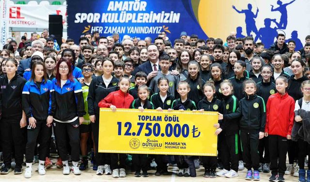 Manisa Büyükşehir Belediyesi'nden 123 kulübe 12.7 milyon TL destek