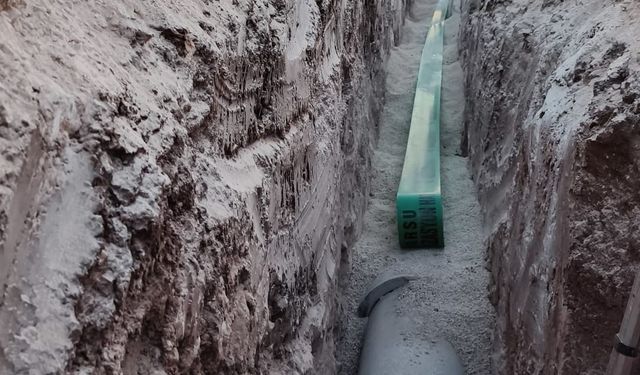 MARSU, bir mahallede daha atık su sorununu çözüme kavuşturdu