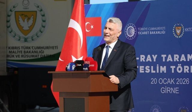 Mobil X-Ray Tarama Sistemi Teslim Töreni Lefkoşa'da yapıldı