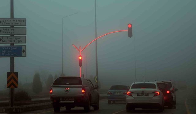 Muğla'da yağmur sonrası yoğun sis ulaşımı olumsuz etkiledi