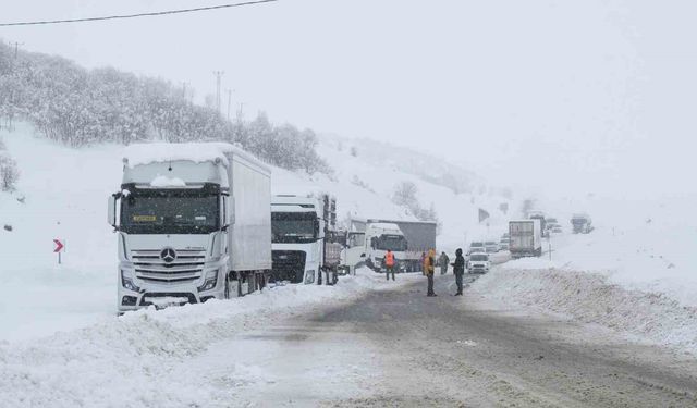 Muş-Bingöl kara yolunda kar engeli: 60 araç ve 140 kişi kurtarıldı