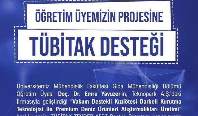 NÖHÜ öğretim üyesine destek
