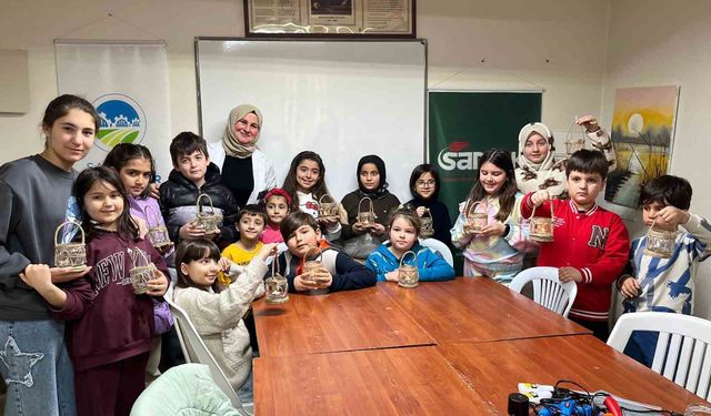 Öğrenciler ara tatilde SAMEK atölyelerinde buluştu