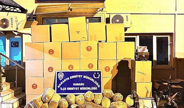 Sakarya'da polis kaçakçılara göz açtırmıyor: 2 gözaltı