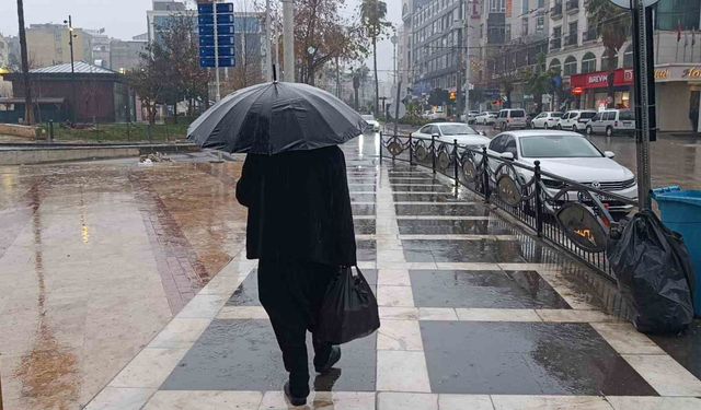 Şanlıurfa'da sağanak yağış etkili oluyor