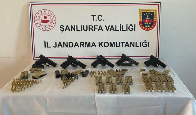Şanlıurfa'da silah kaçakçılığı operasyonu: 4 gözaltı