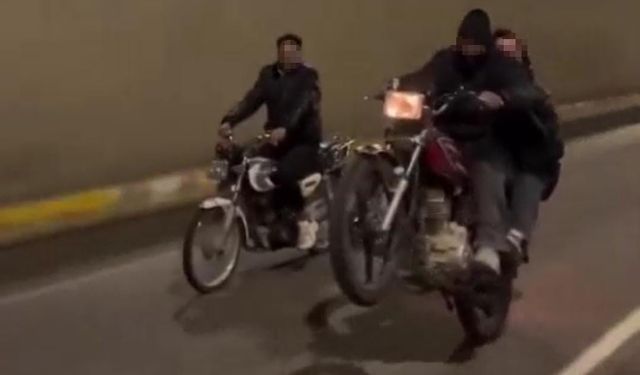 Şanlıurfa'da trafiği tehlikeye atan motosikletliye ceza