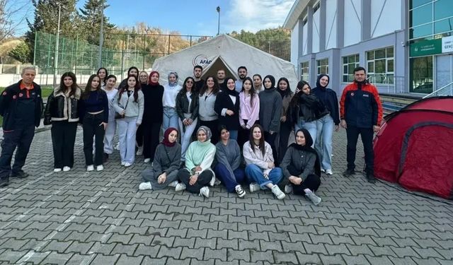 Sinop'ta AFAD gönüllüleri sahaya hazır