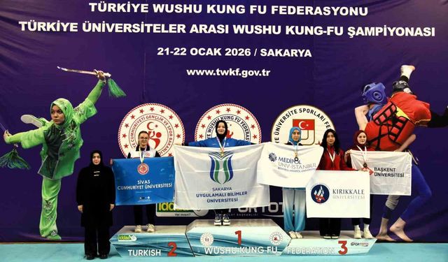 SUBÜ Wushu'da Türkiye şampiyonu oldu