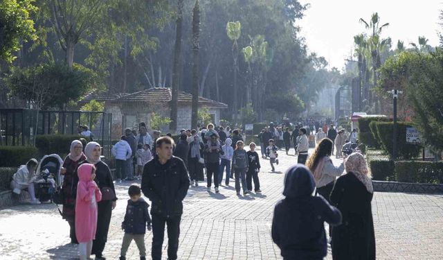 Tarsus Doğa Parkı yarıyıl tatilinde binlerce ziyaretçiyi ağırlıyor