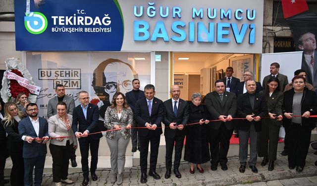 Tekirdağ'da Uğur Mumcu Basınevi açıldı