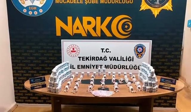 Tekirdağ'da zehir tacirlerine darbe