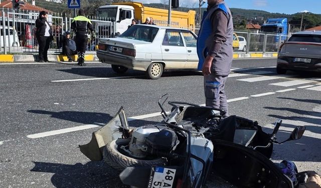 Ula'da trafik kazası: 1 yaralı