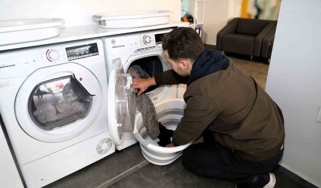 Üniversite öğrencilerine ücretsiz çamaşırhane hizmeti